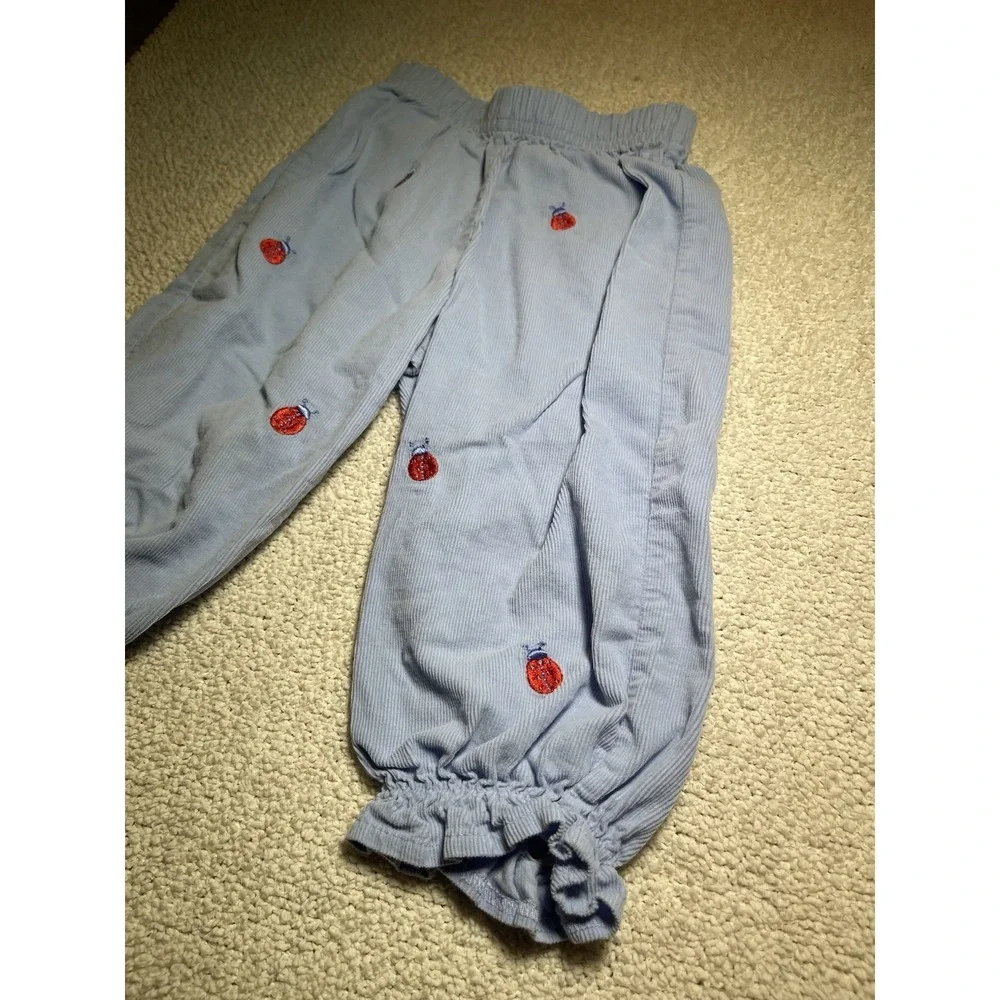 Baby‎ Luigi Baby Blue Embroidered Cord Ladybug Size 18 Months Made In Peru